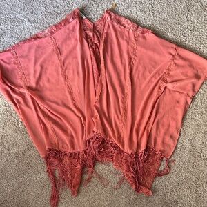 Maurices Coral Lace Cover-Up
